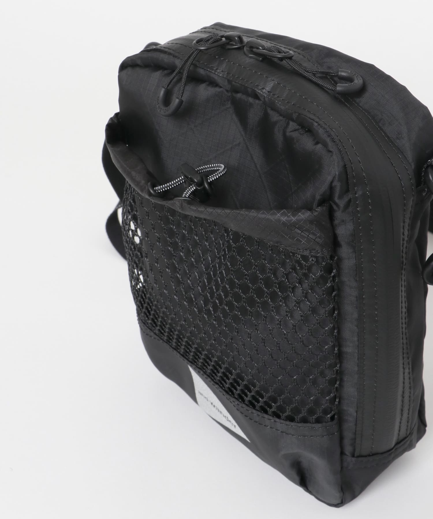 and wander　ECOPAK sholder pouch Black one