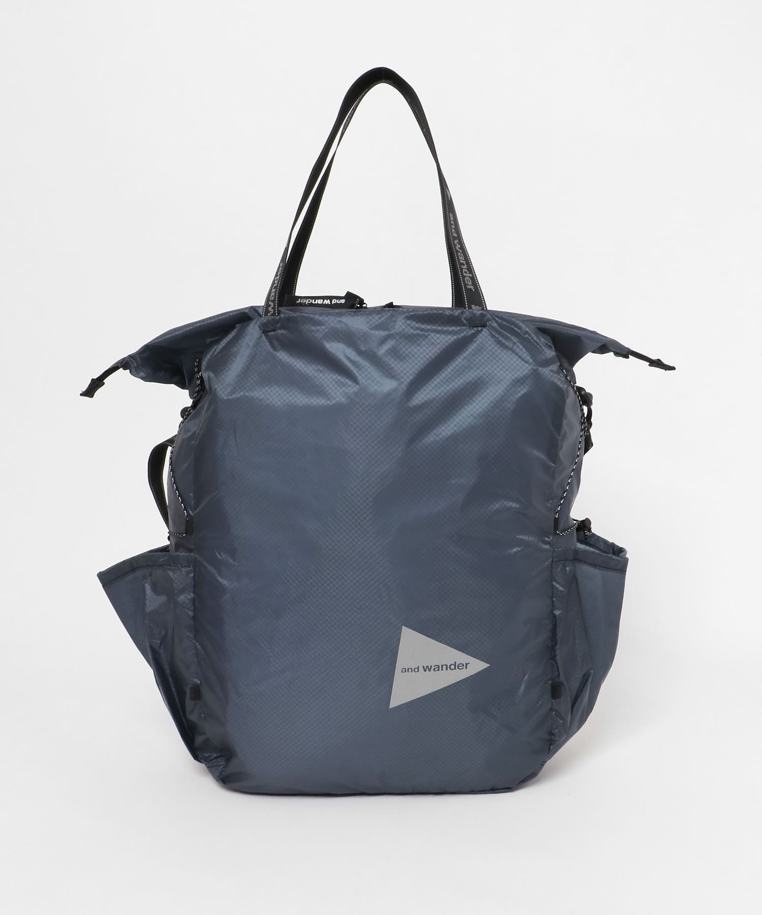 and wander　sil tote bag Blue one