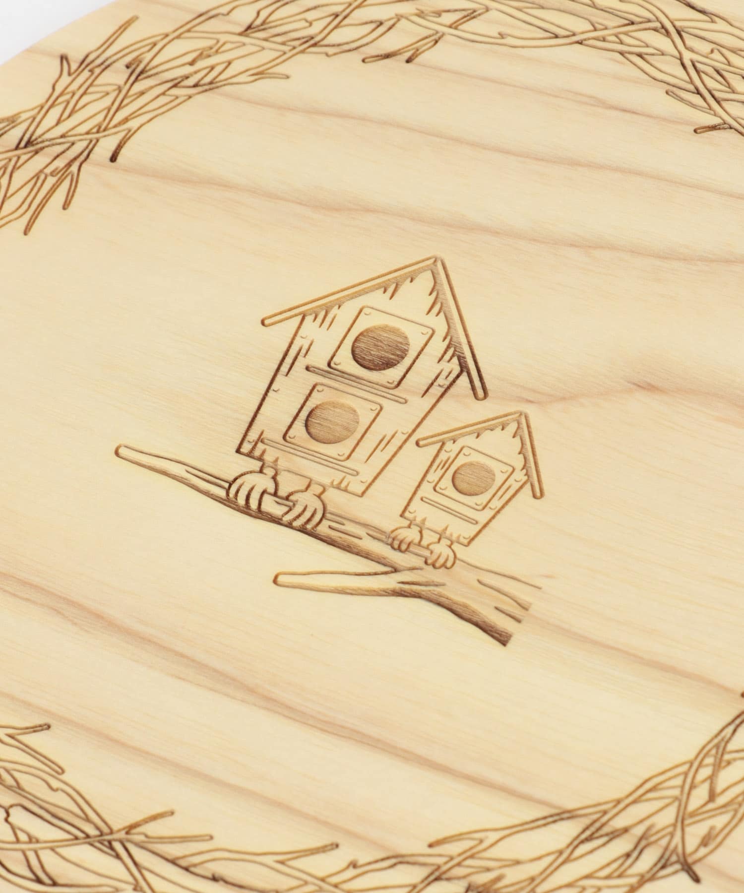 mountain research　Wood Lid (for Bowl) BEIGE one