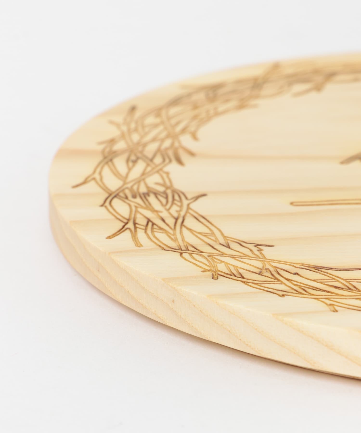 mountain research　Wood Lid (for Plate) BEIGE one