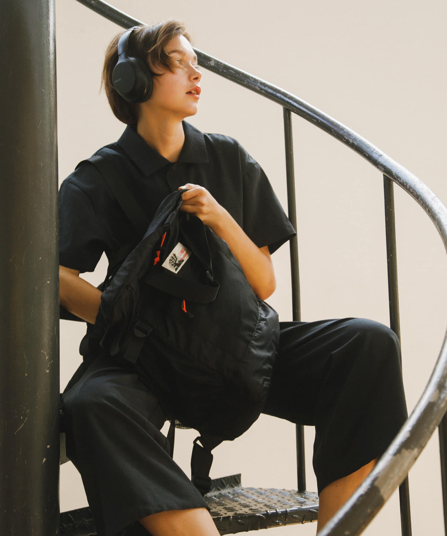 『別注』Caribou Mountaineering×EKAL　L.WEIGHT PACKTOTE BLACK one