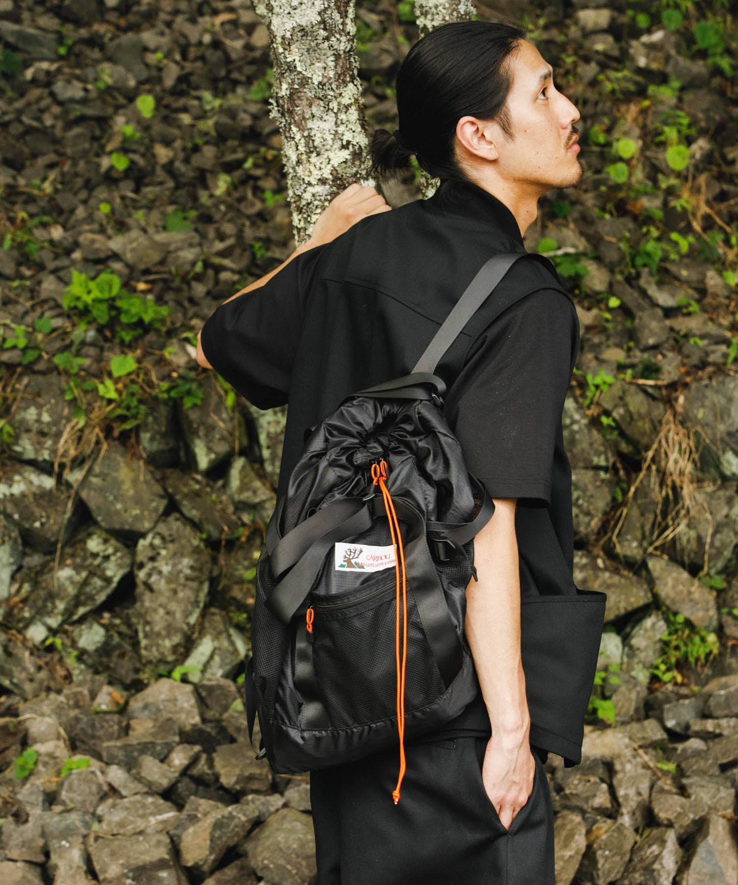 『別注』Caribou Mountaineering×EKAL　L.WEIGHT PACKTOTE BLACK one