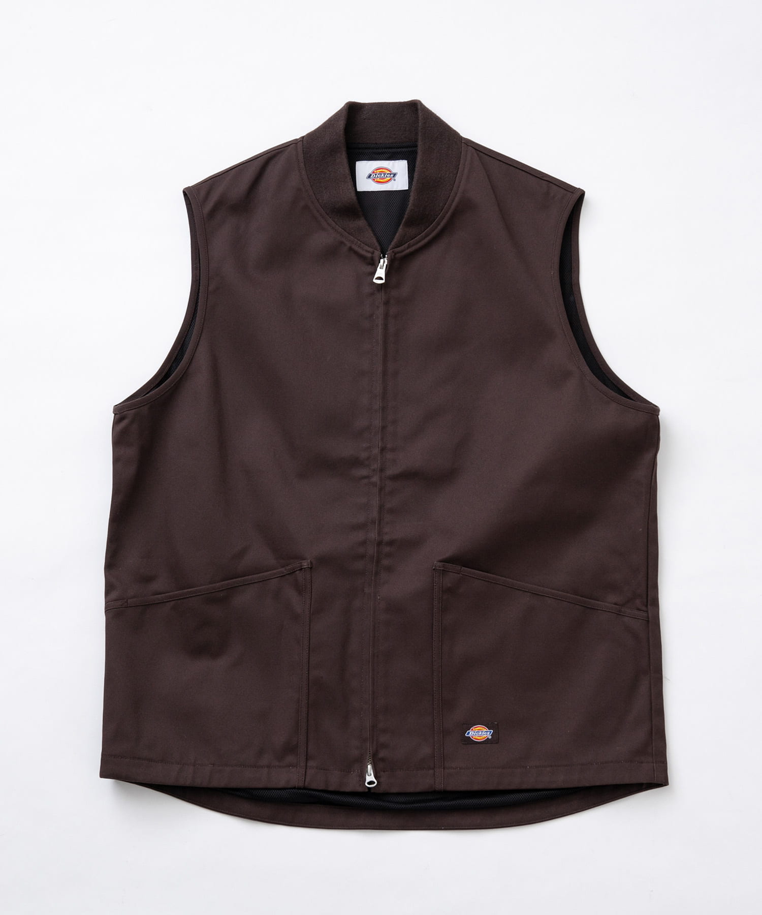 別注』Dickies×EKAL ワークベスト(M ブラウン): トップス｜URBAN