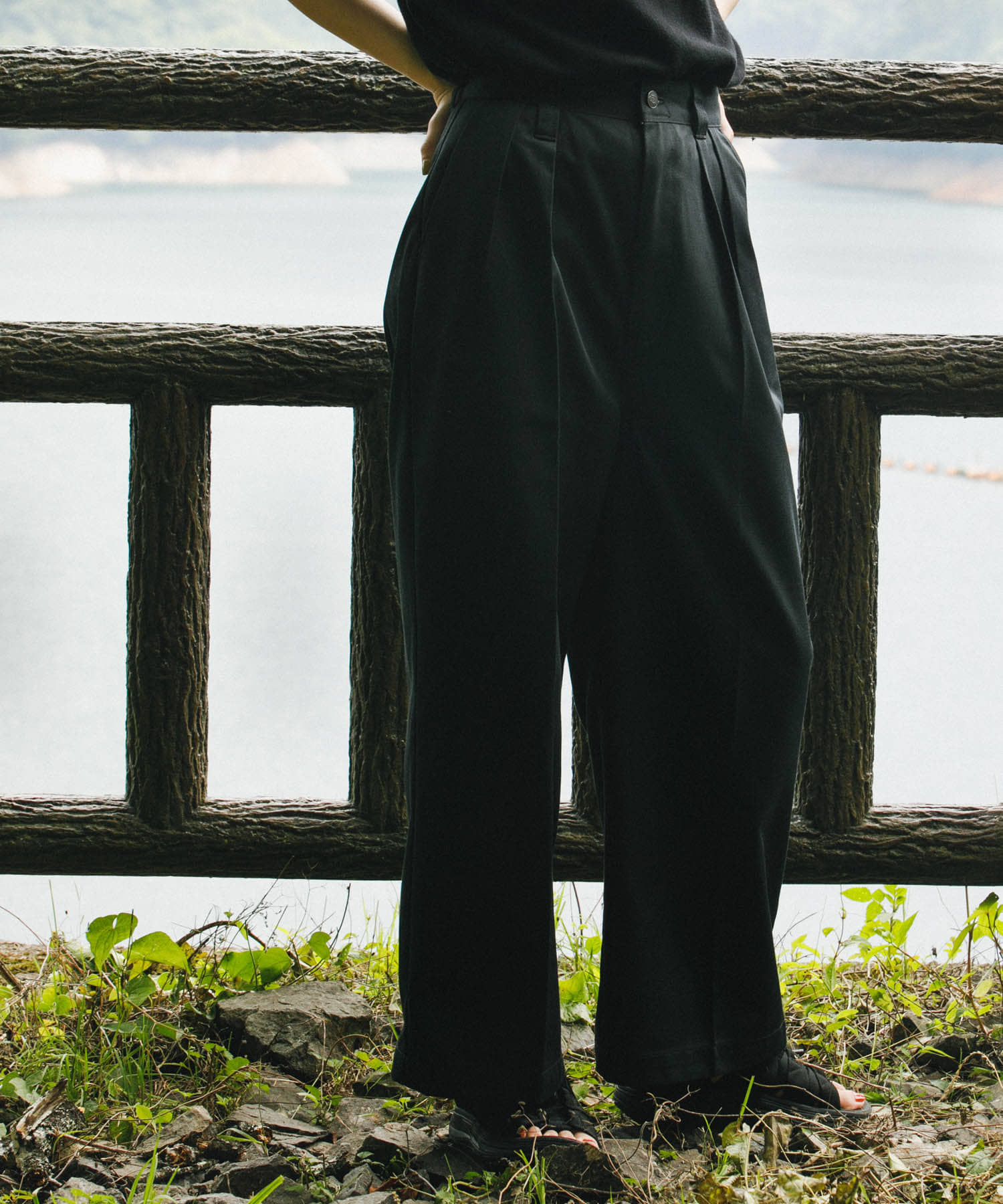 身長：169cm サイズ：one