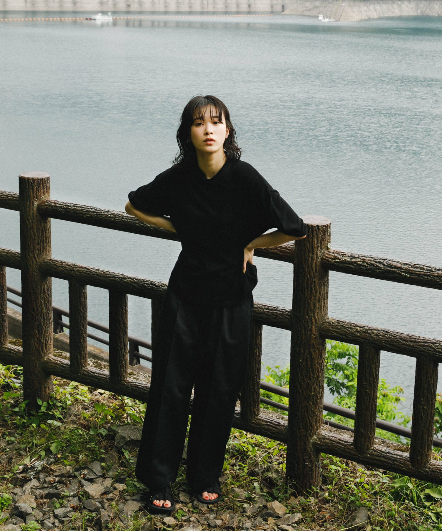 身長：169cm サイズ：one
