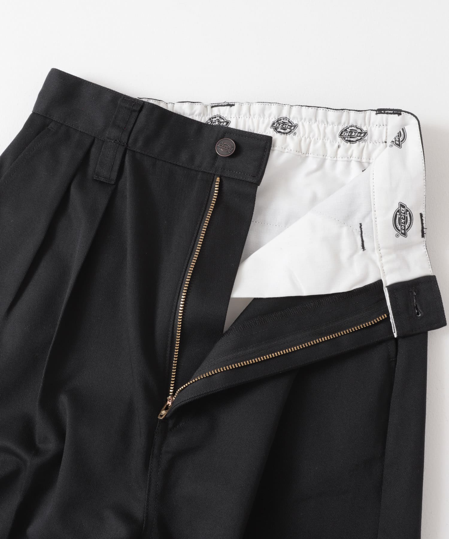 『別注』Dickies×EKAL　ワイドトラウザー ブラック one