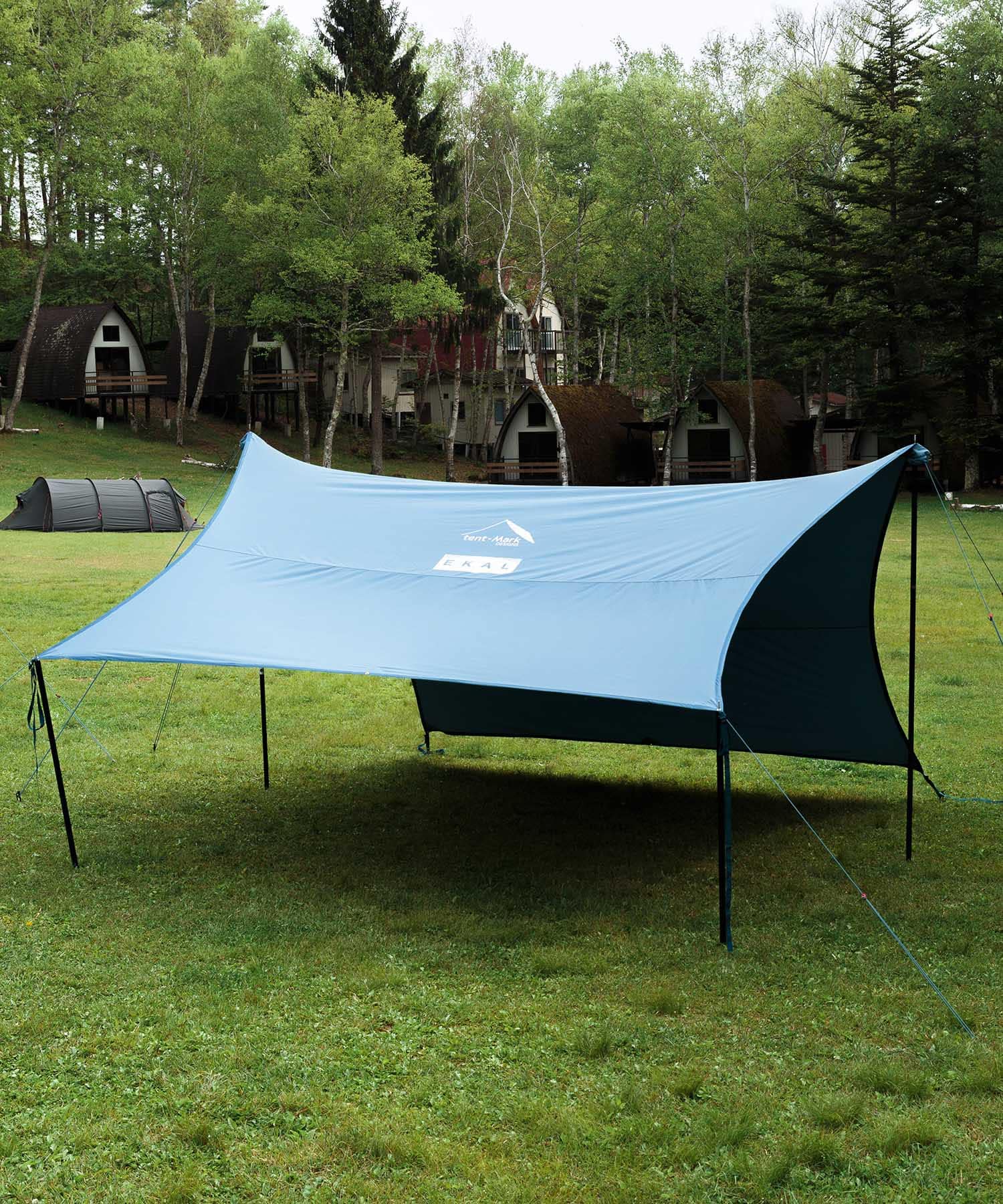 『別注』tent-Mark DESIGNS×EKAL　焚火タープTCコネクトヘキサ Smoky blue one