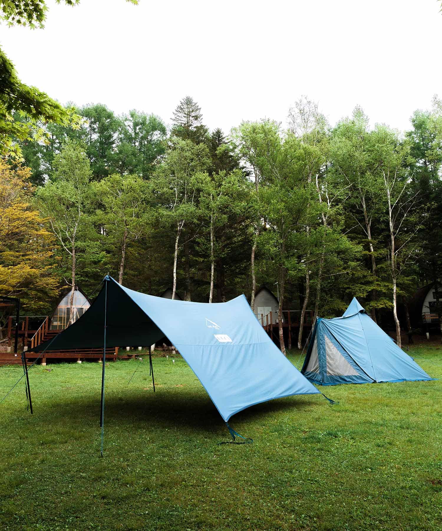『別注』tent-Mark DESIGNS×EKAL　焚火タープTCコネクトヘキサ Smoky blue one