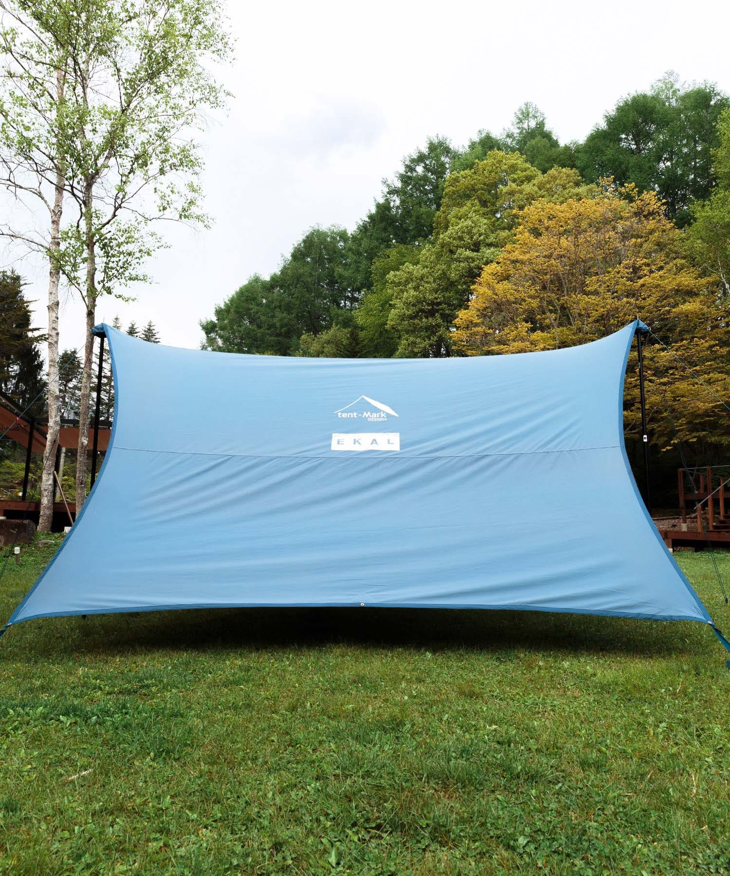 『別注』tent-Mark DESIGNS×EKAL　焚火タープTCコネクトヘキサ Smoky blue one
