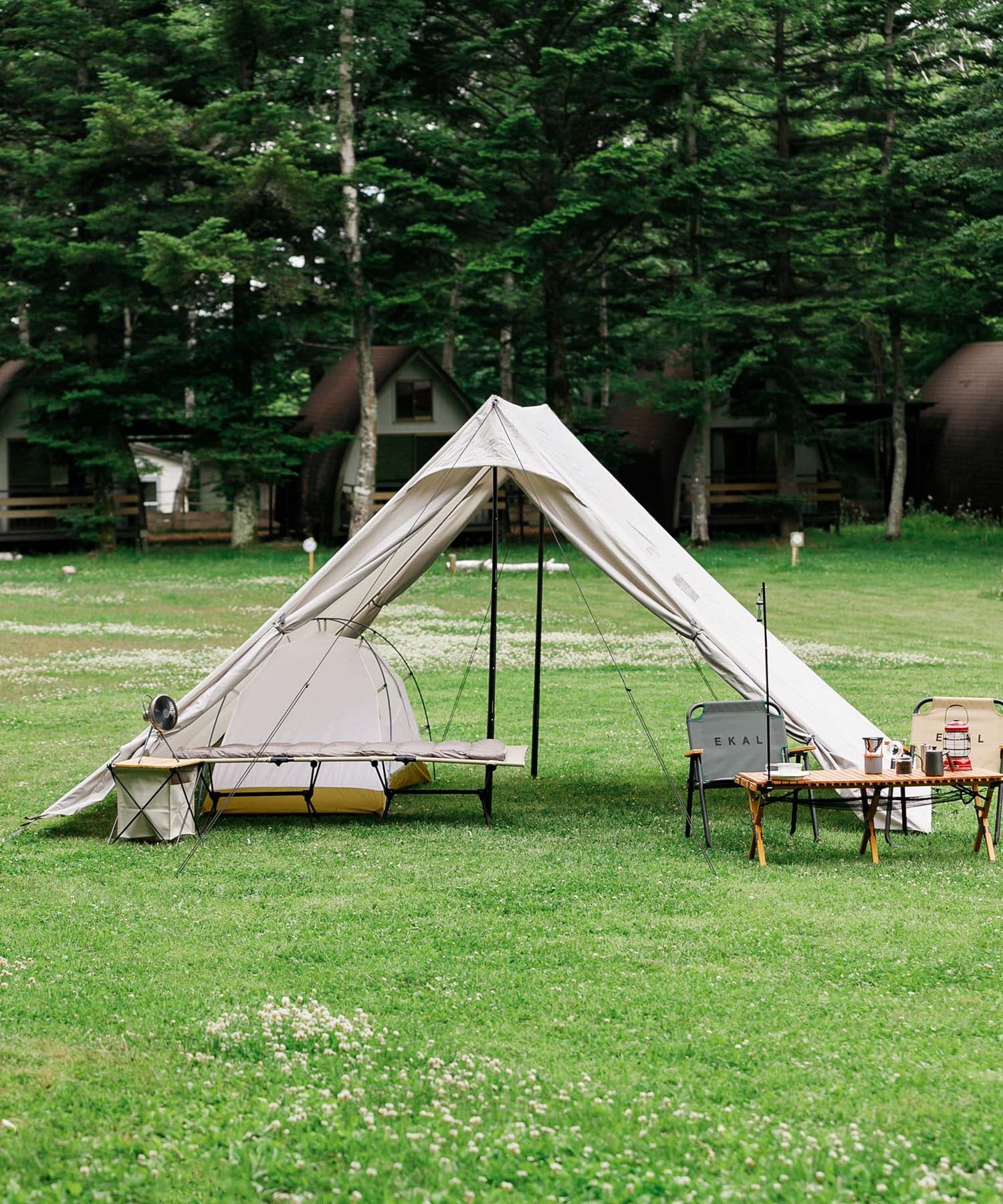 『別注』tent-Mark DESIGNS×EKAL　BLACK SUMMIT GG8 Greige one