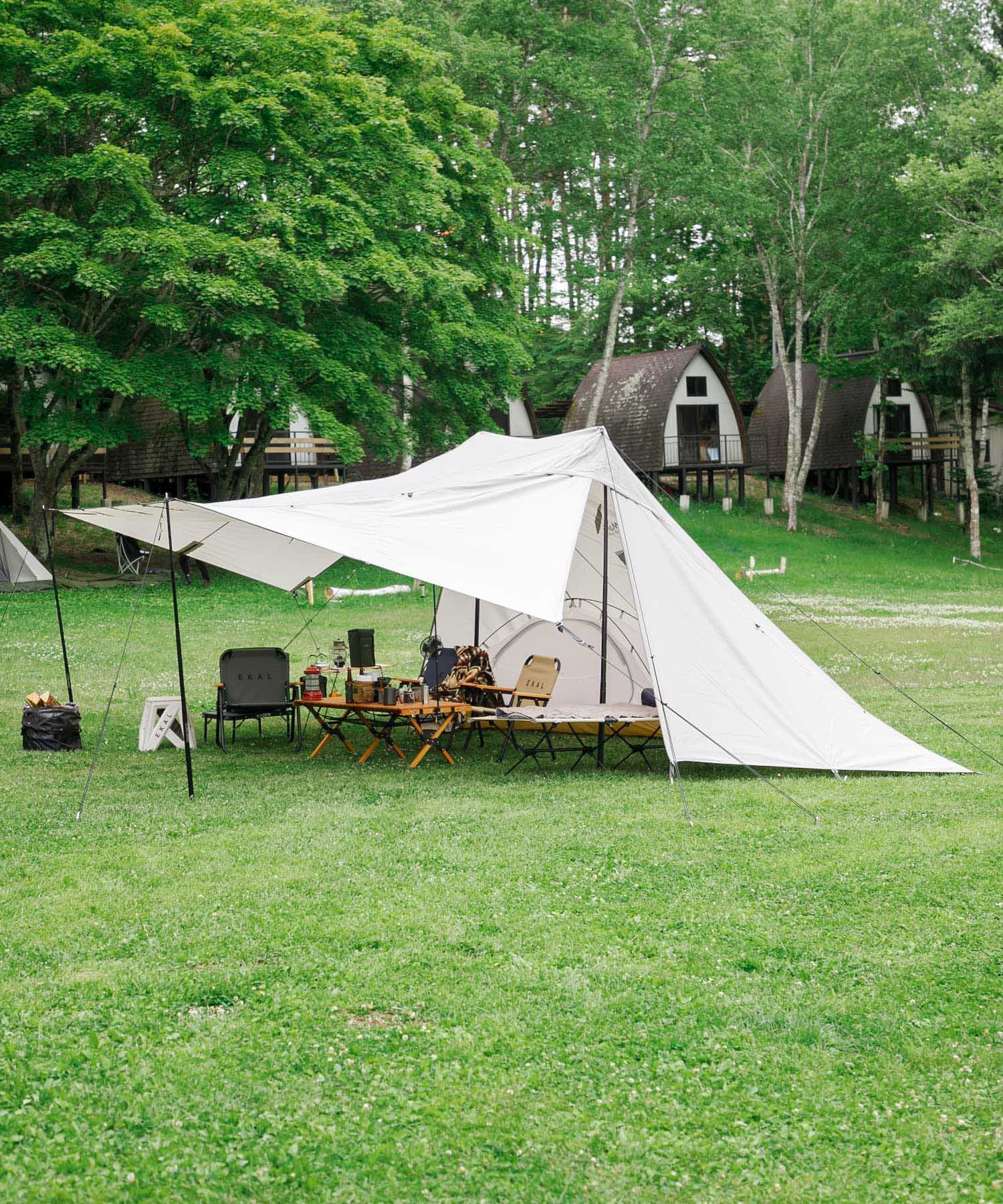 『別注』tent-Mark DESIGNS×EKAL　BLACK SUMMIT GG8 Greige one