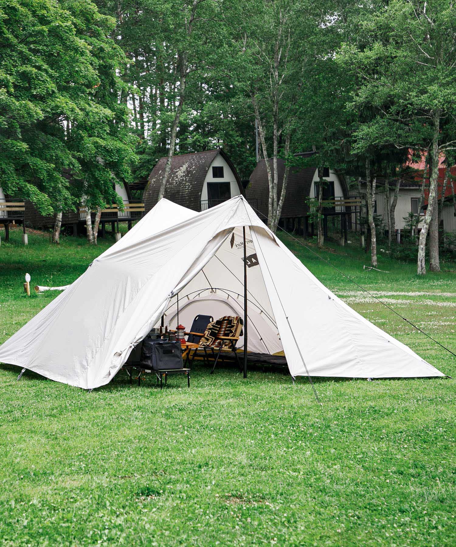 『別注』tent-Mark DESIGNS×EKAL　BLACK SUMMIT GG8 Greige one
