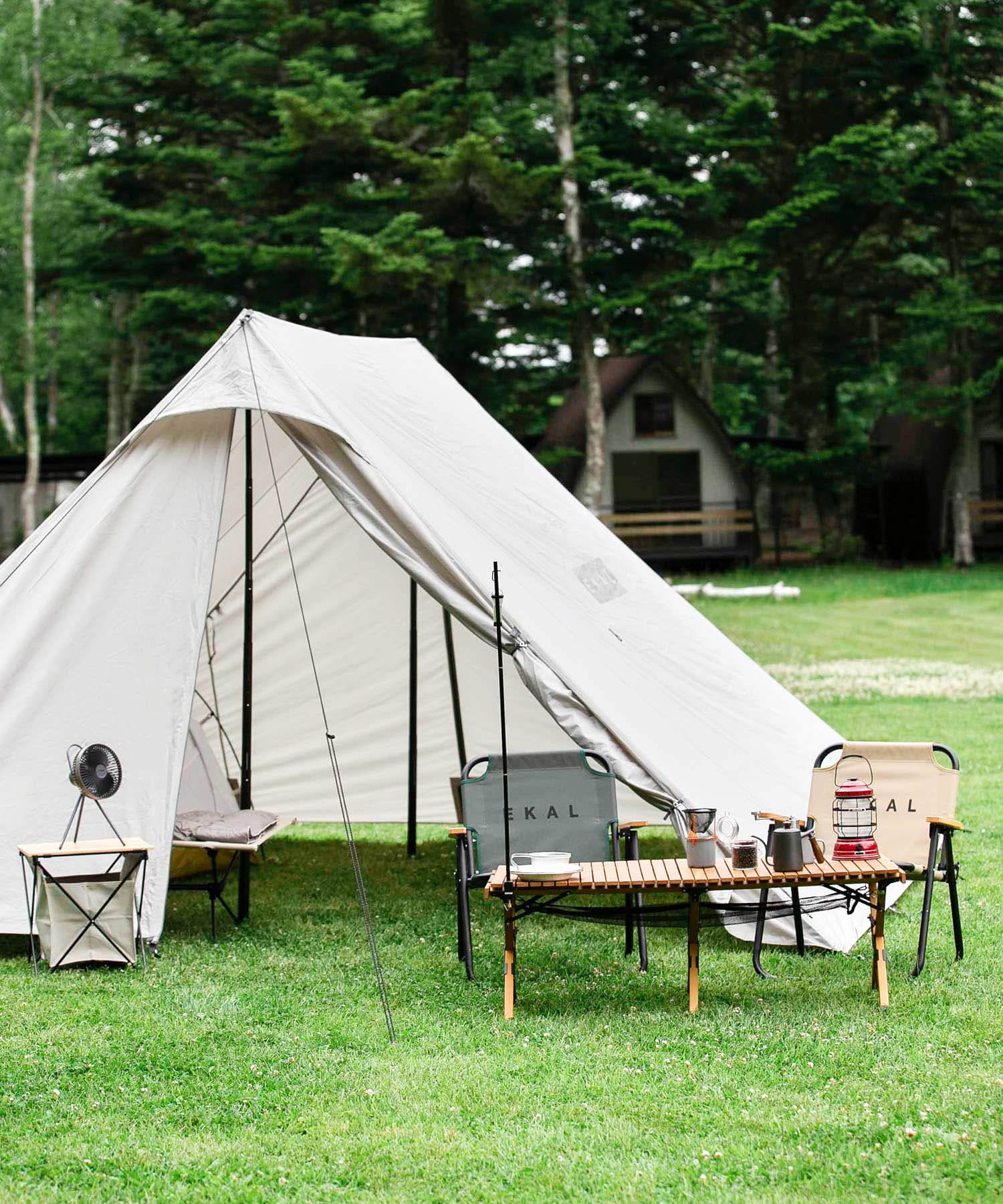 『別注』tent-Mark DESIGNS×EKAL　BLACK SUMMIT GG8 Greige one