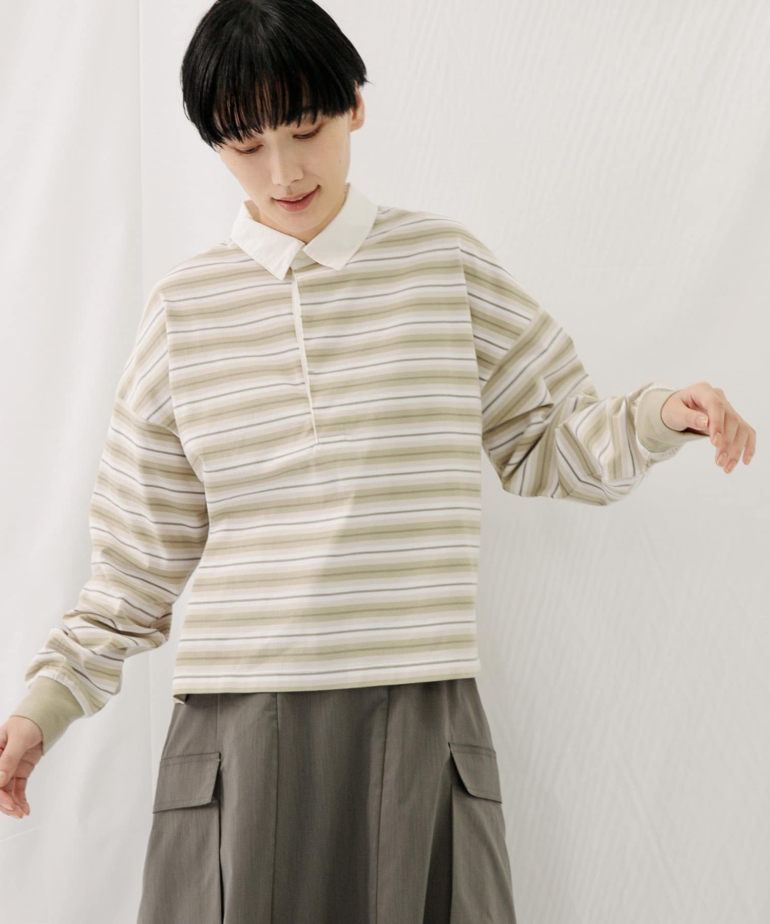 身長：166cm サイズ：one