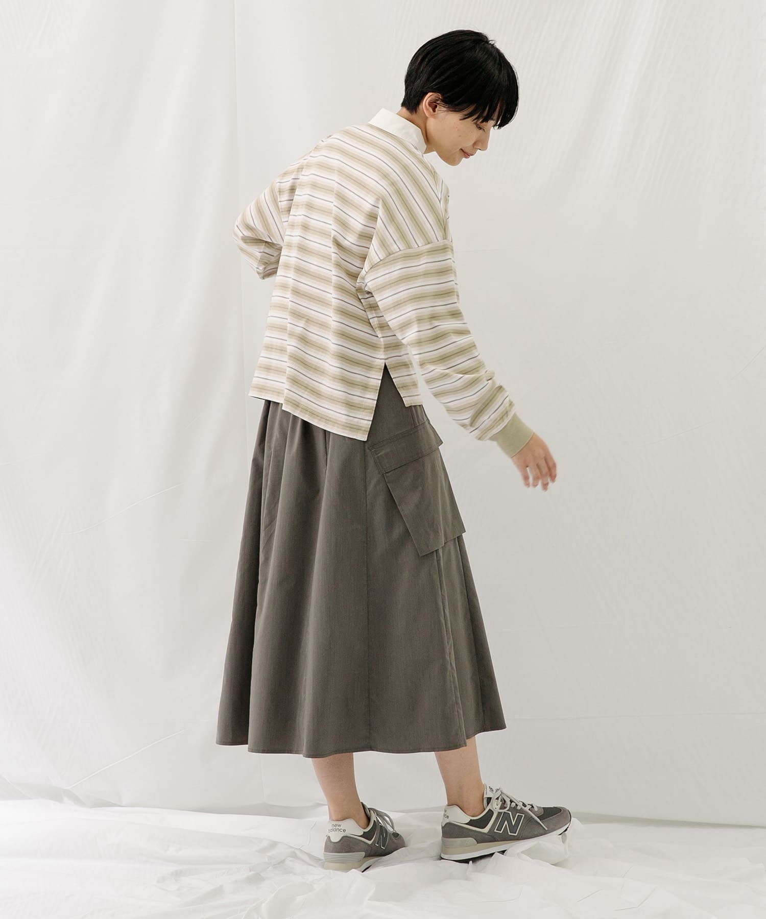 身長：166cm サイズ：one