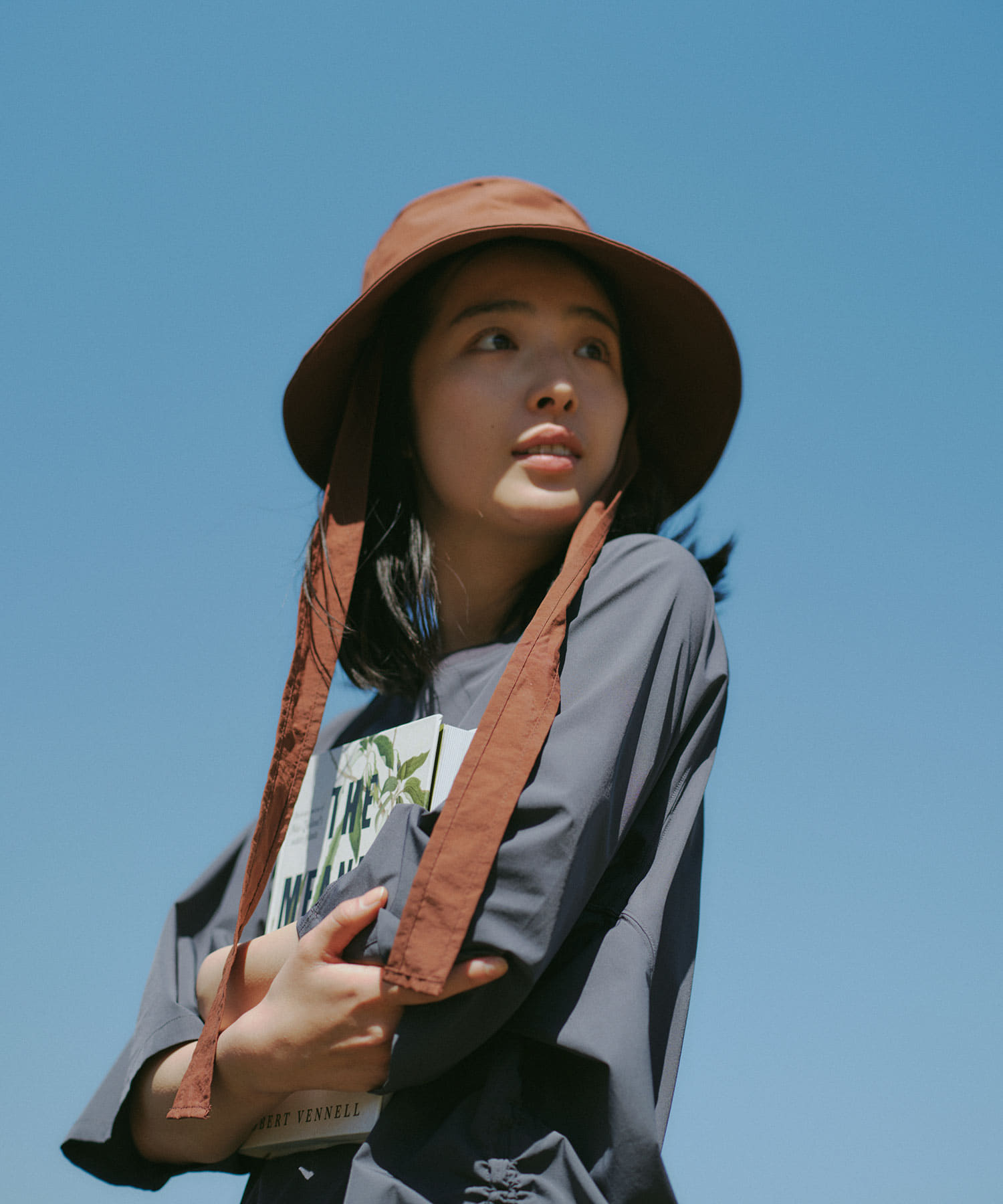 『UVカット』『撥水』『別注』WILDTHINGS×EKAL　ウィンディーハット BROWN one