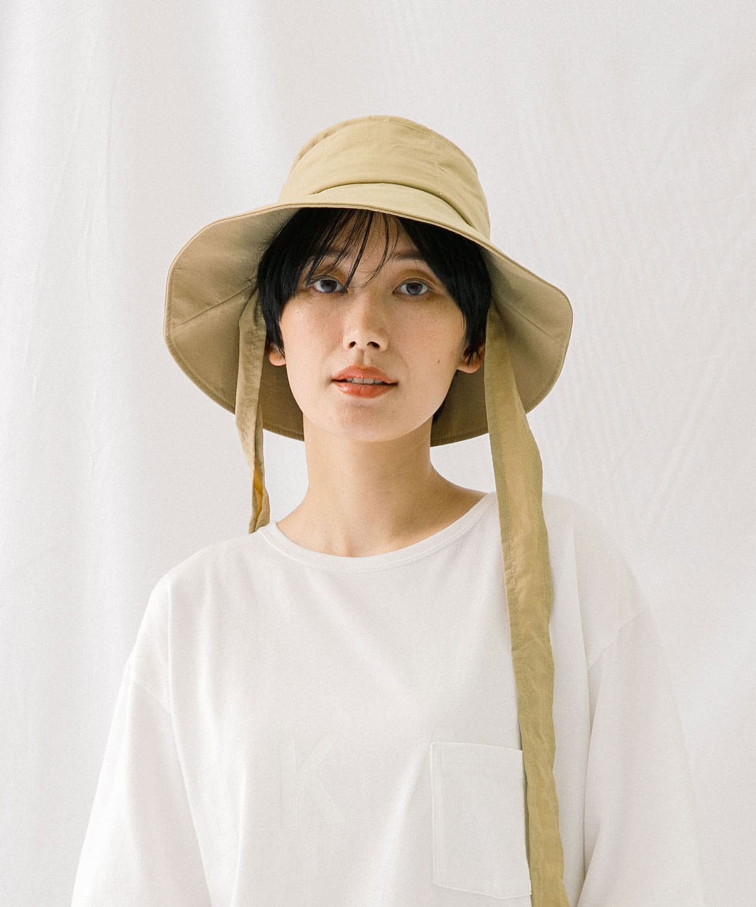 『UVカット』『撥水』『別注』WILDTHINGS×EKAL　ウィンディーハット BEIGE one