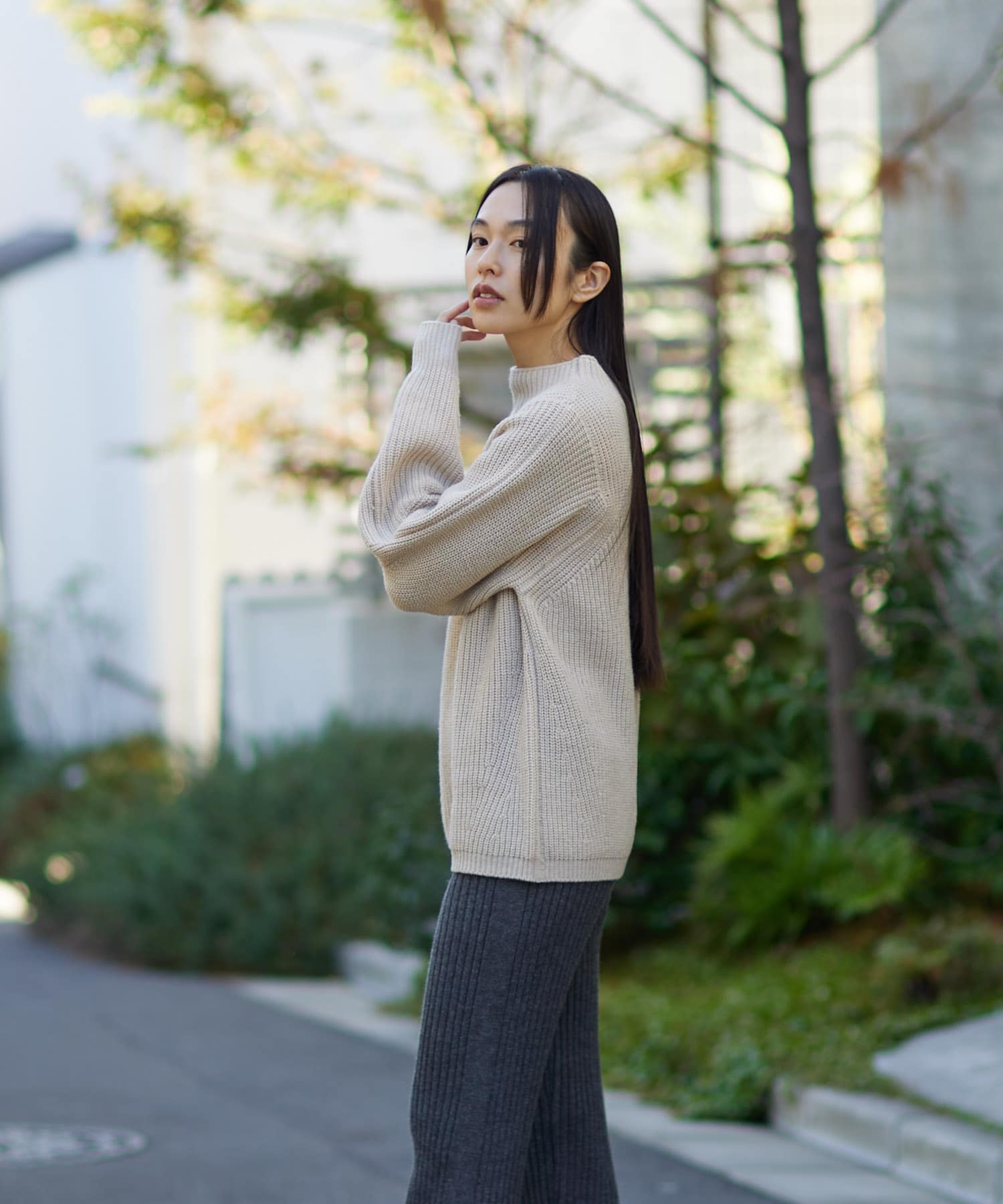 身長：165cm サイズ：one