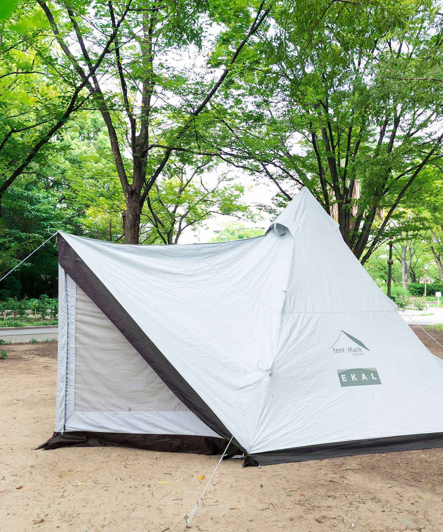 【新品】サーカスTC DX 別注EKAL（フルコンプ）テントフラップコネクト済み 別注』tent-Mark DESIGNS×EKAL サーカスTCDXテントフラップ(one グレー