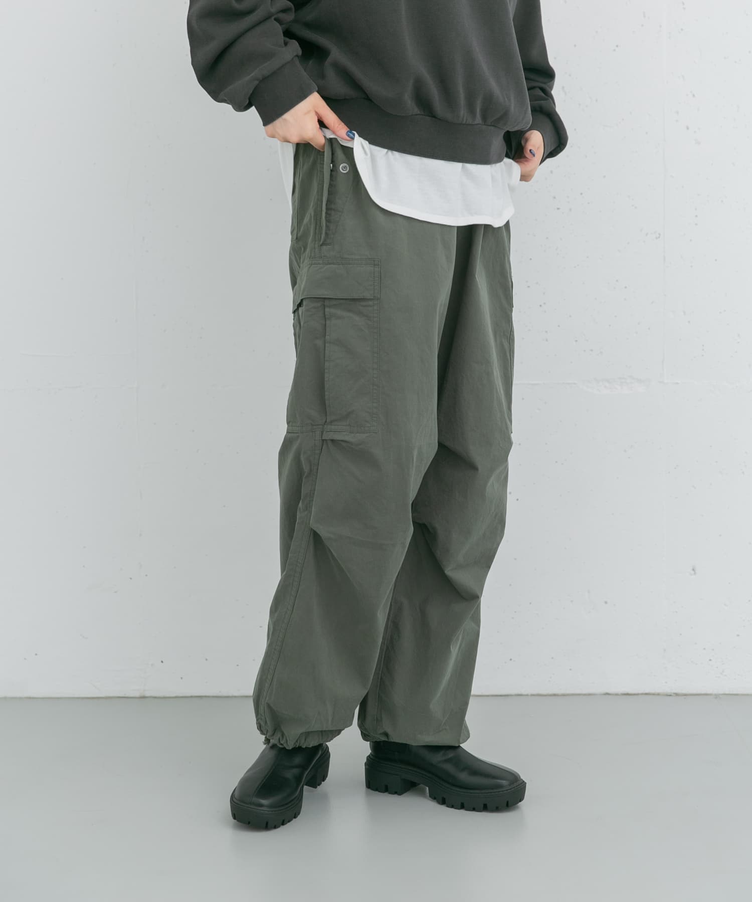 身長：166cm サイズ：one