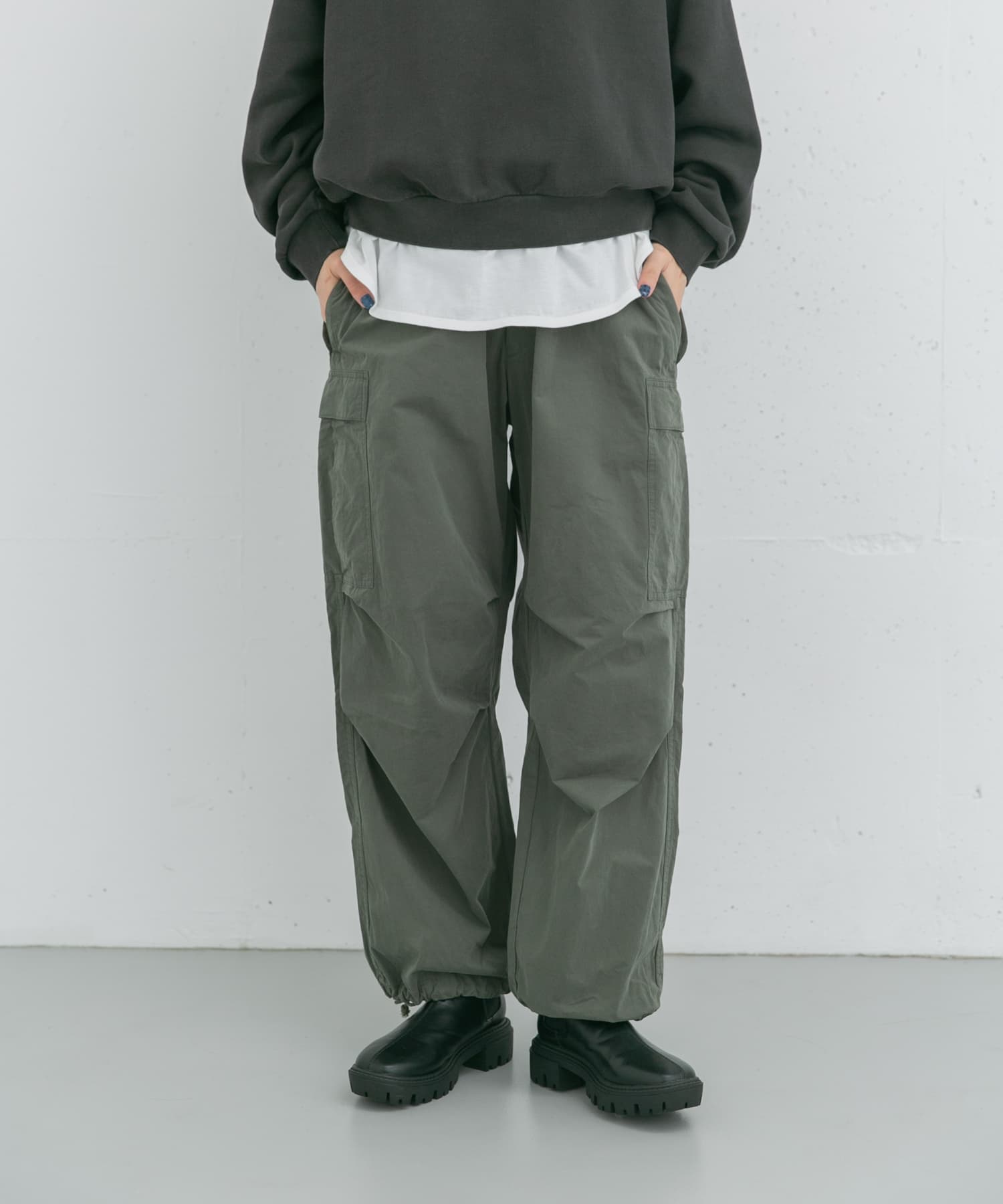身長：166cm サイズ：one