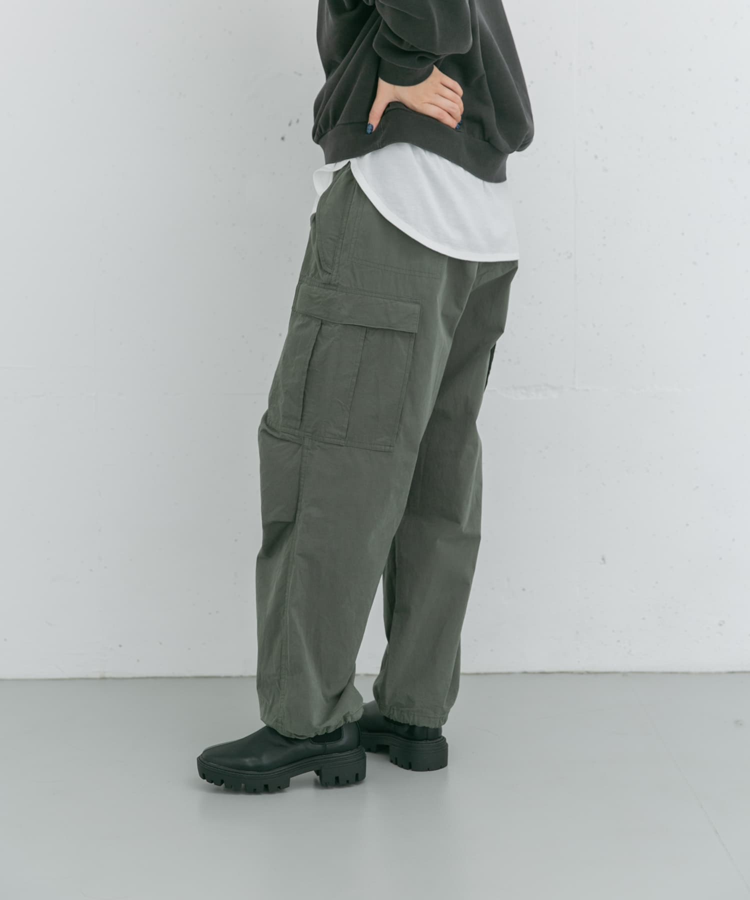 身長：166cm サイズ：one