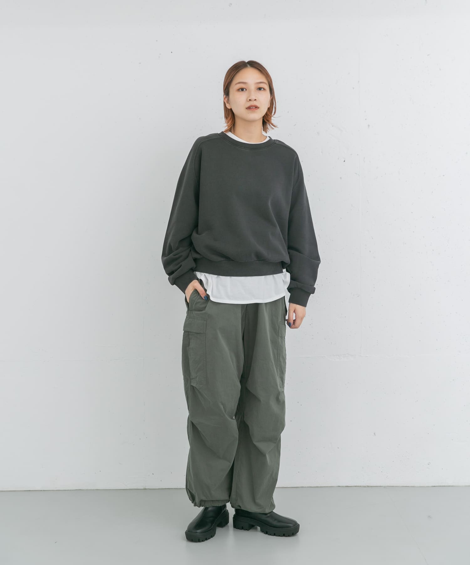 身長：166cm サイズ：one