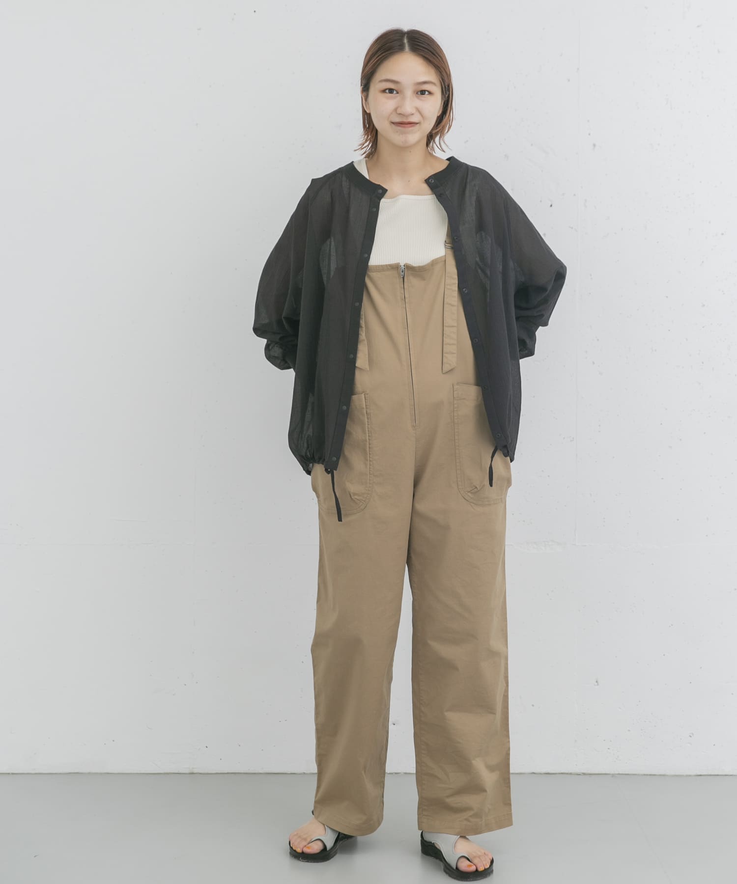 身長：166cm サイズ：one