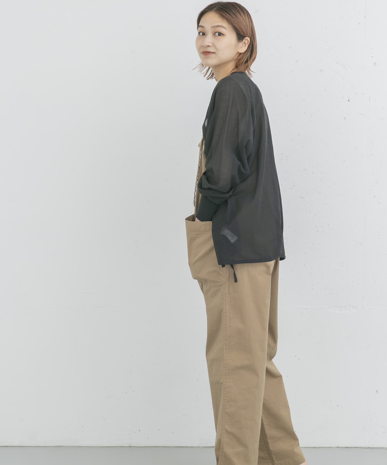 身長：166cm サイズ：one