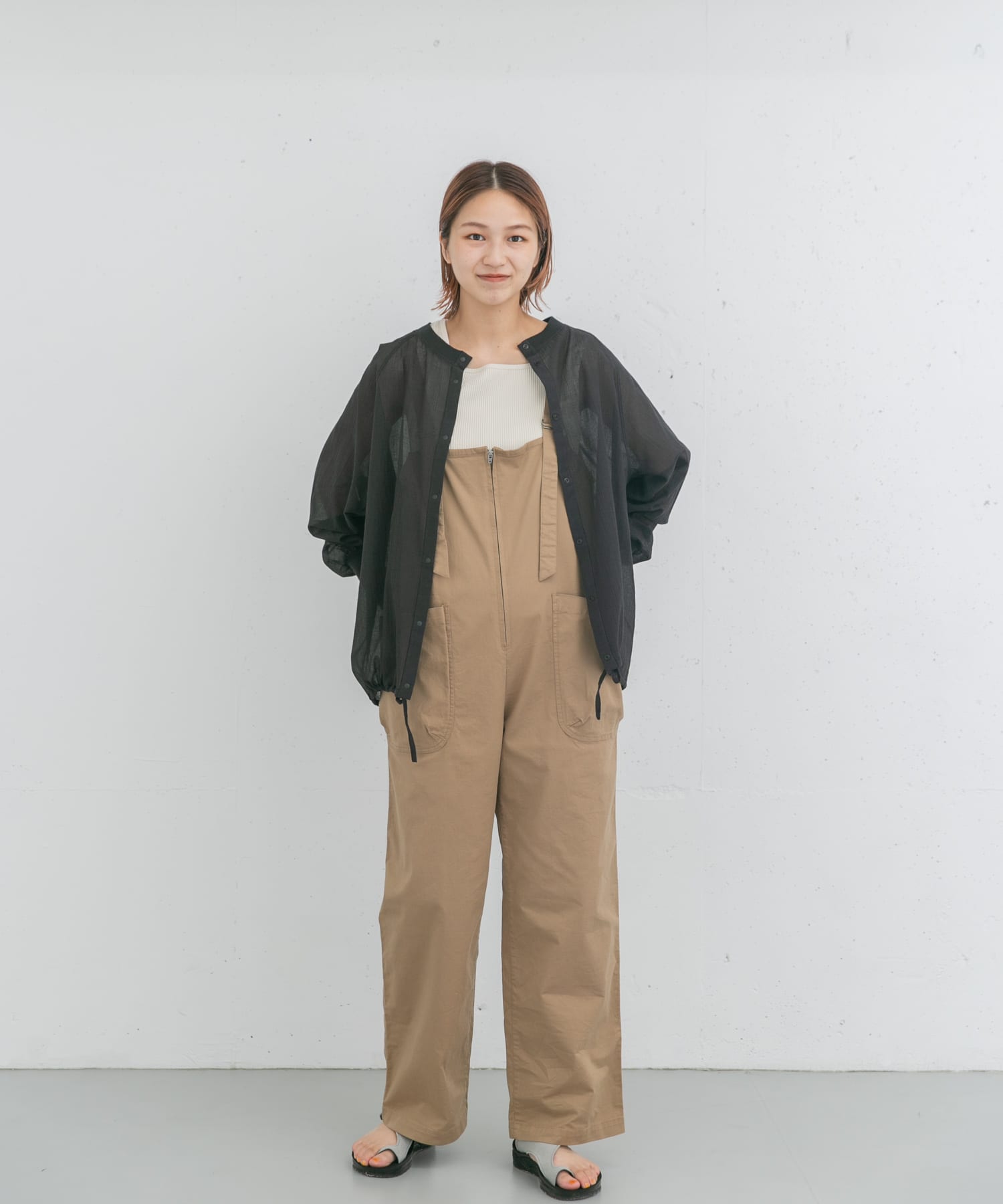 身長：166cm サイズ：one