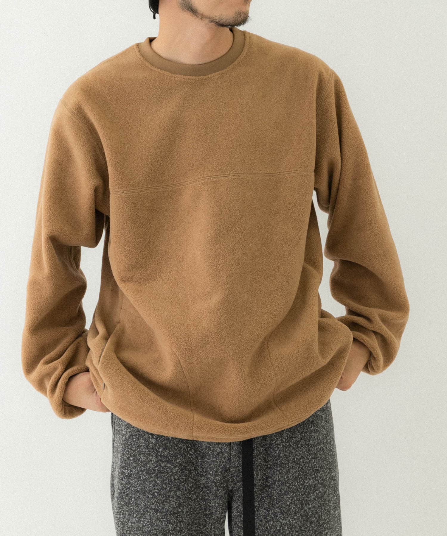 バルーンフィットフリースプルオーバー