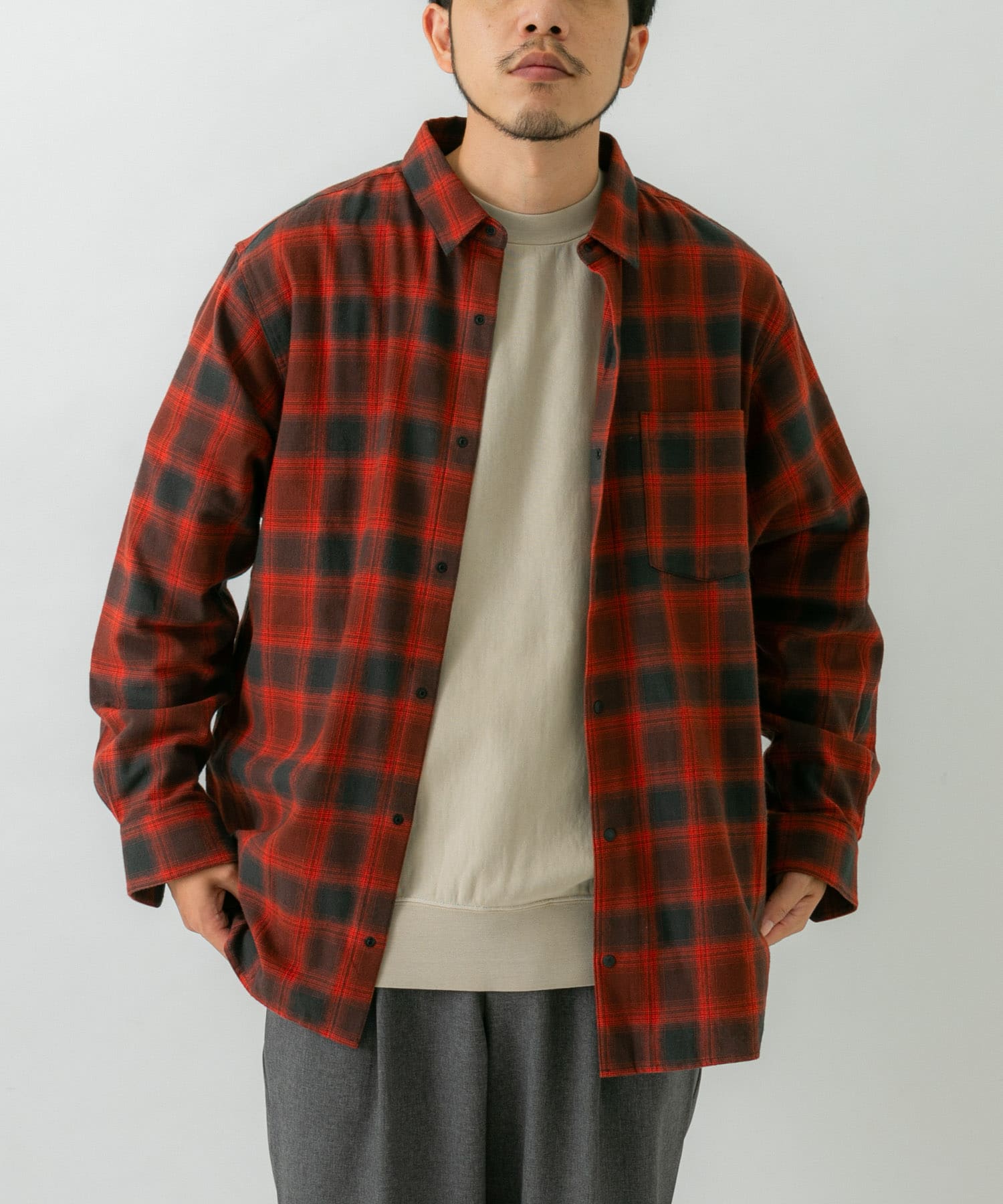 身長：179cm サイズ：L