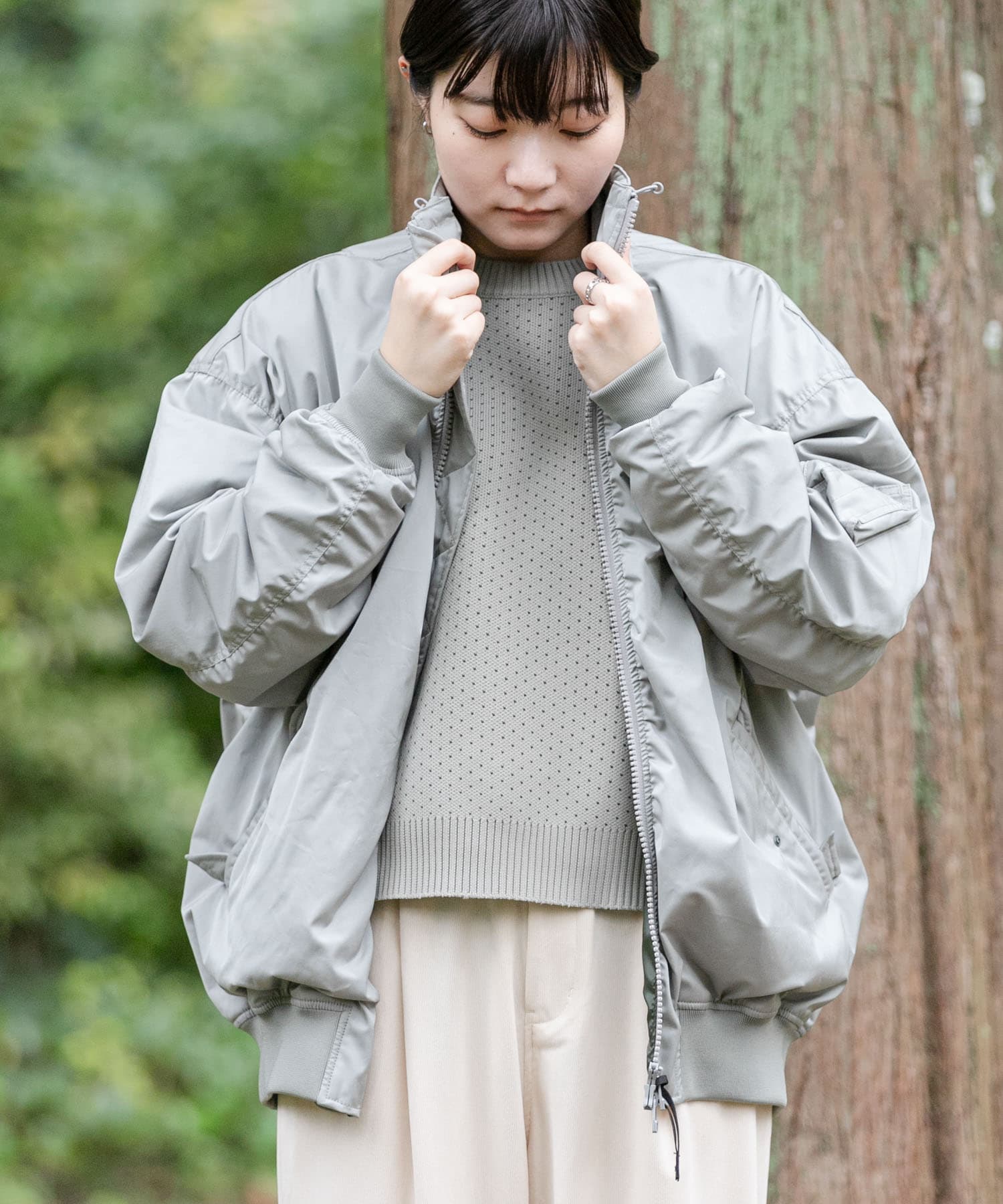 身長：169cm サイズ：one