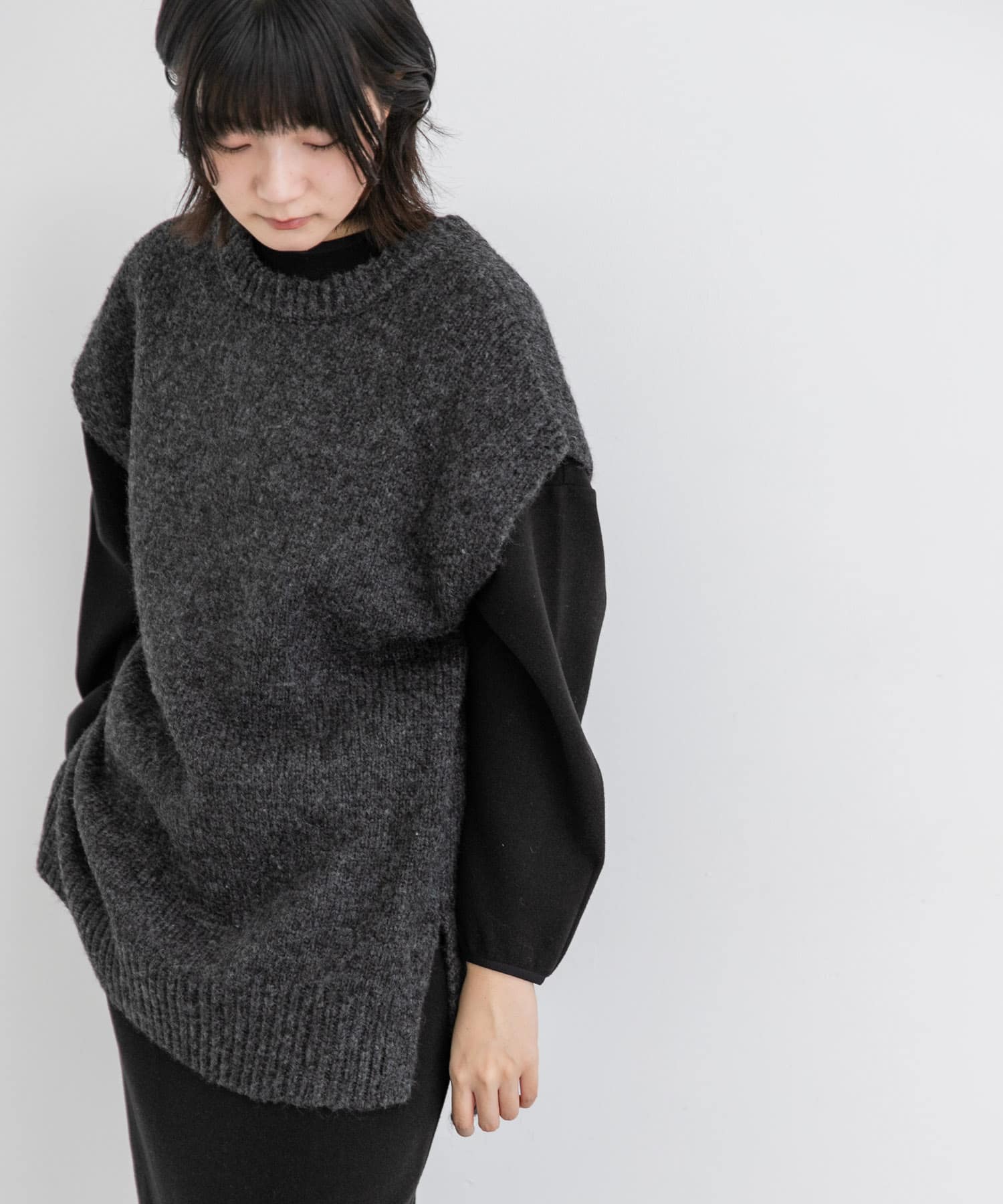 身長：169cm サイズ：one