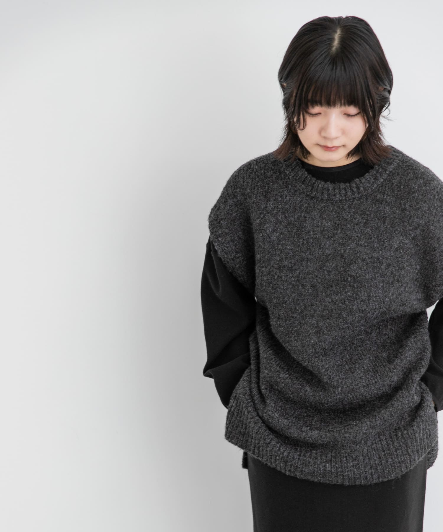 身長：169cm サイズ：one