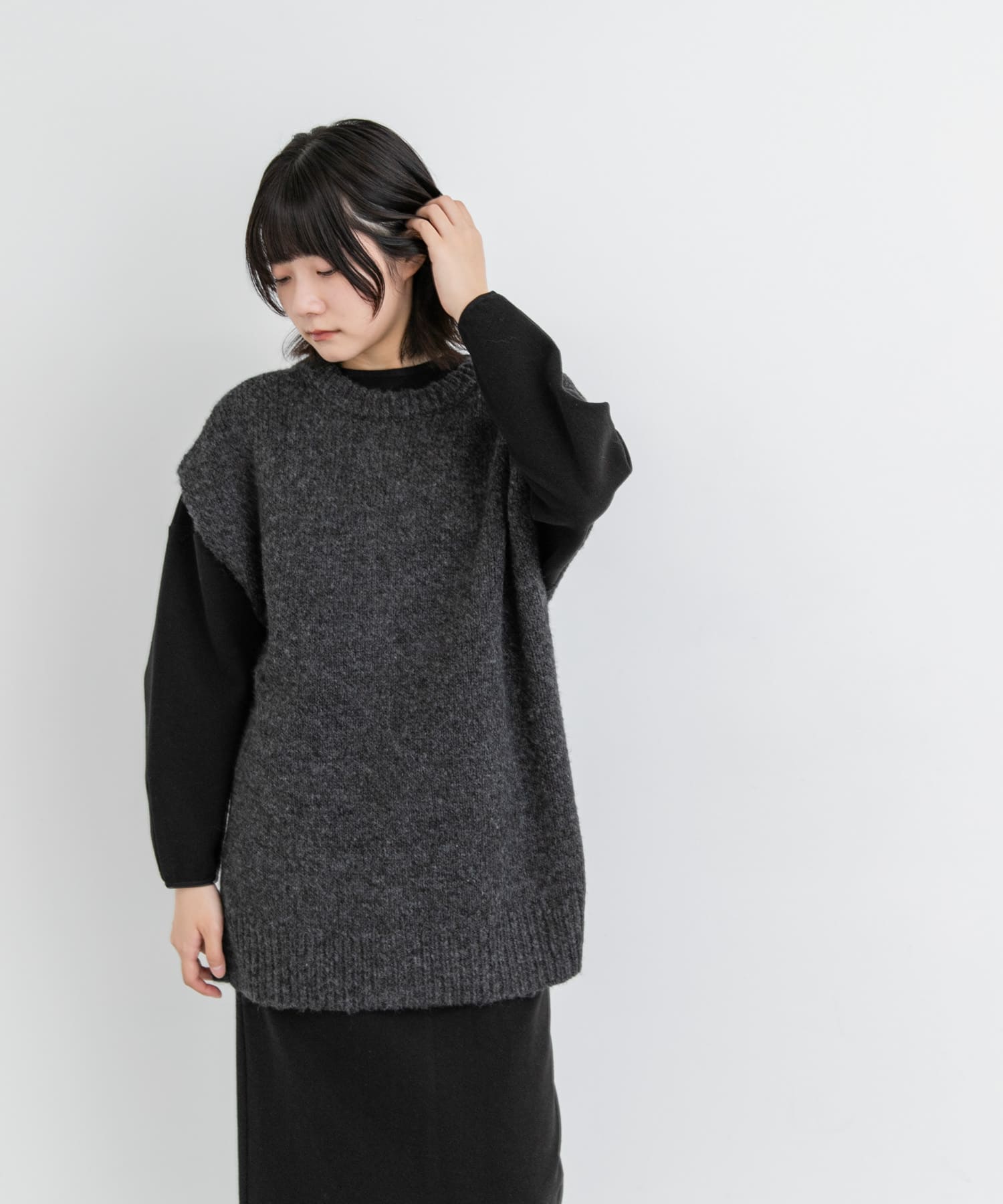 身長：169cm サイズ：one