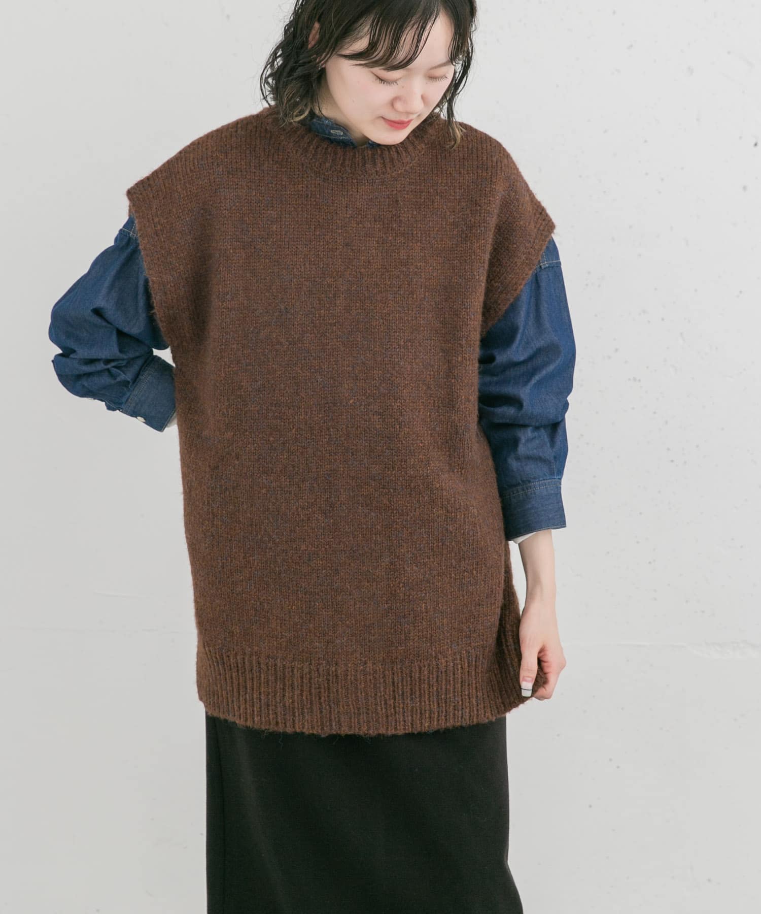 身長：162cm サイズ：one