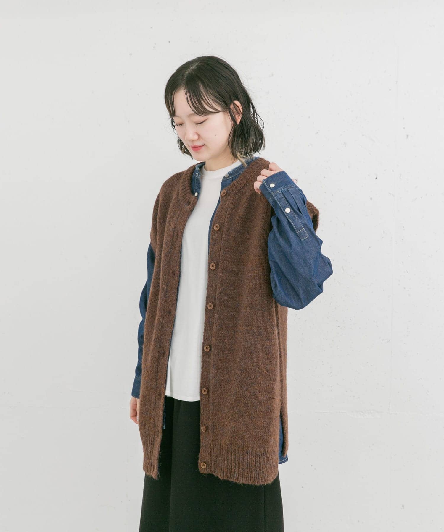 身長：162cm サイズ：one