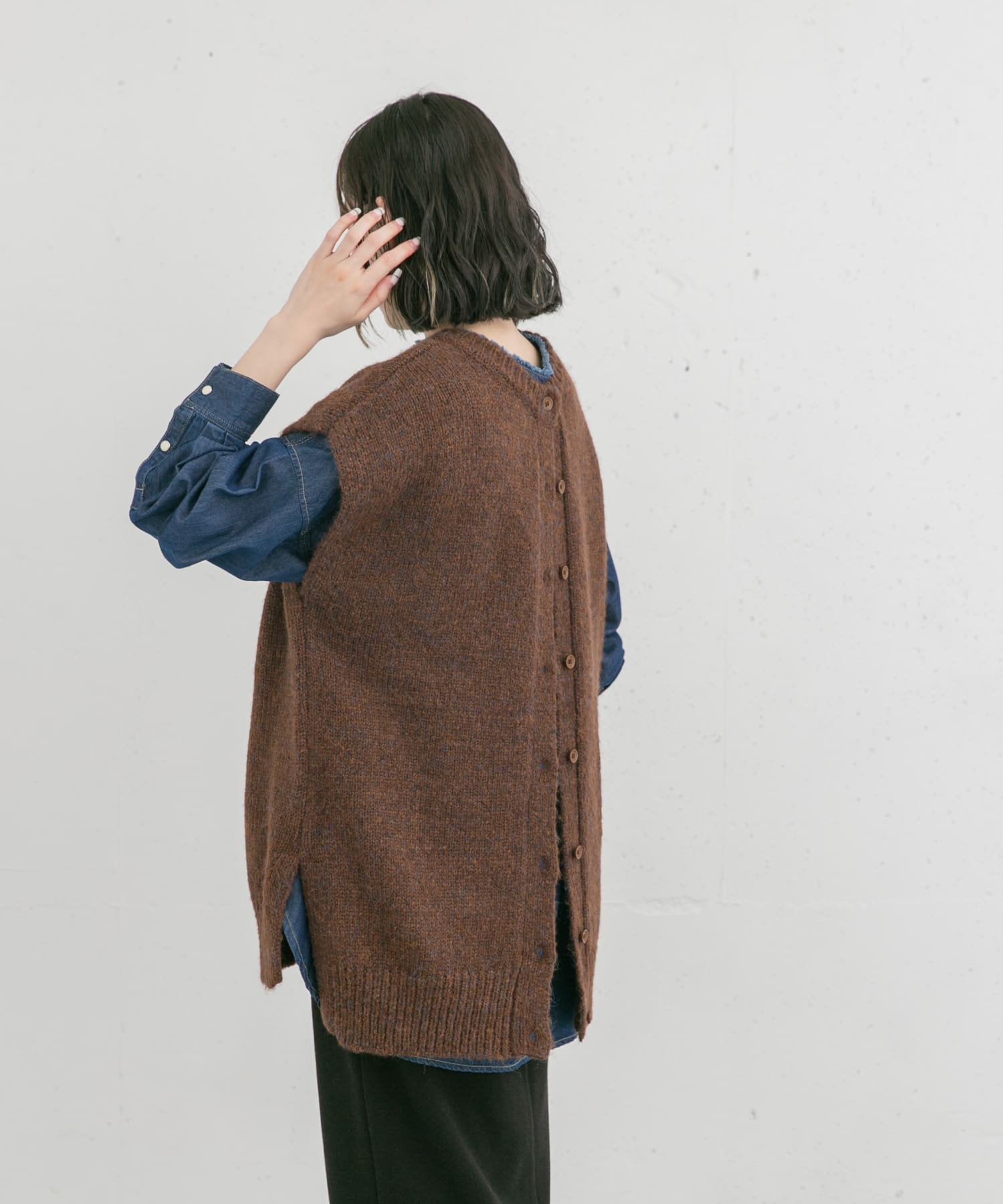 身長：162cm サイズ：one
