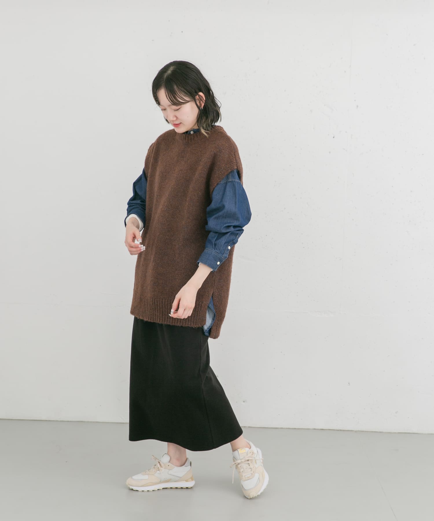 身長：162cm サイズ：one