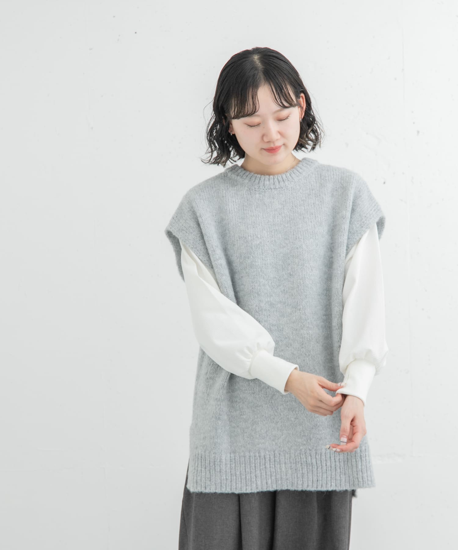 身長：162cm サイズ：one