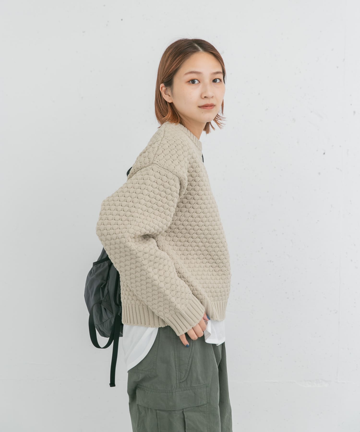 身長：166cm サイズ：one