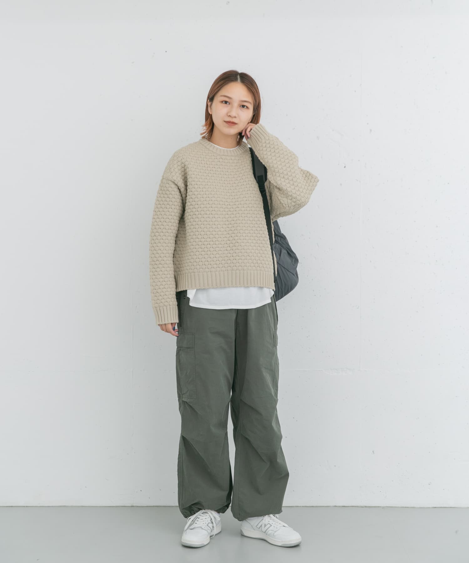 身長：166cm サイズ：one