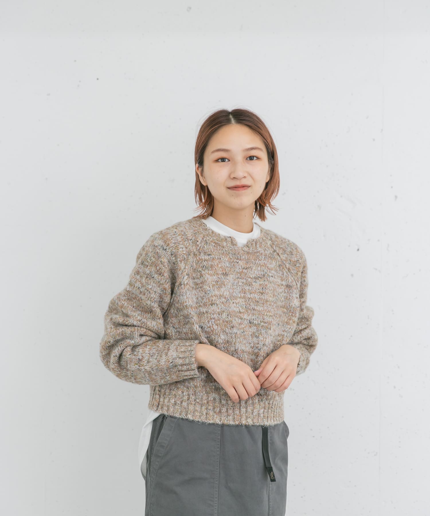 身長：166cm サイズ：one