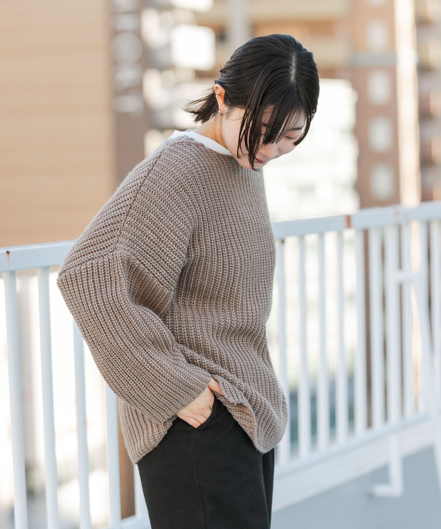 身長：169cm サイズ：one