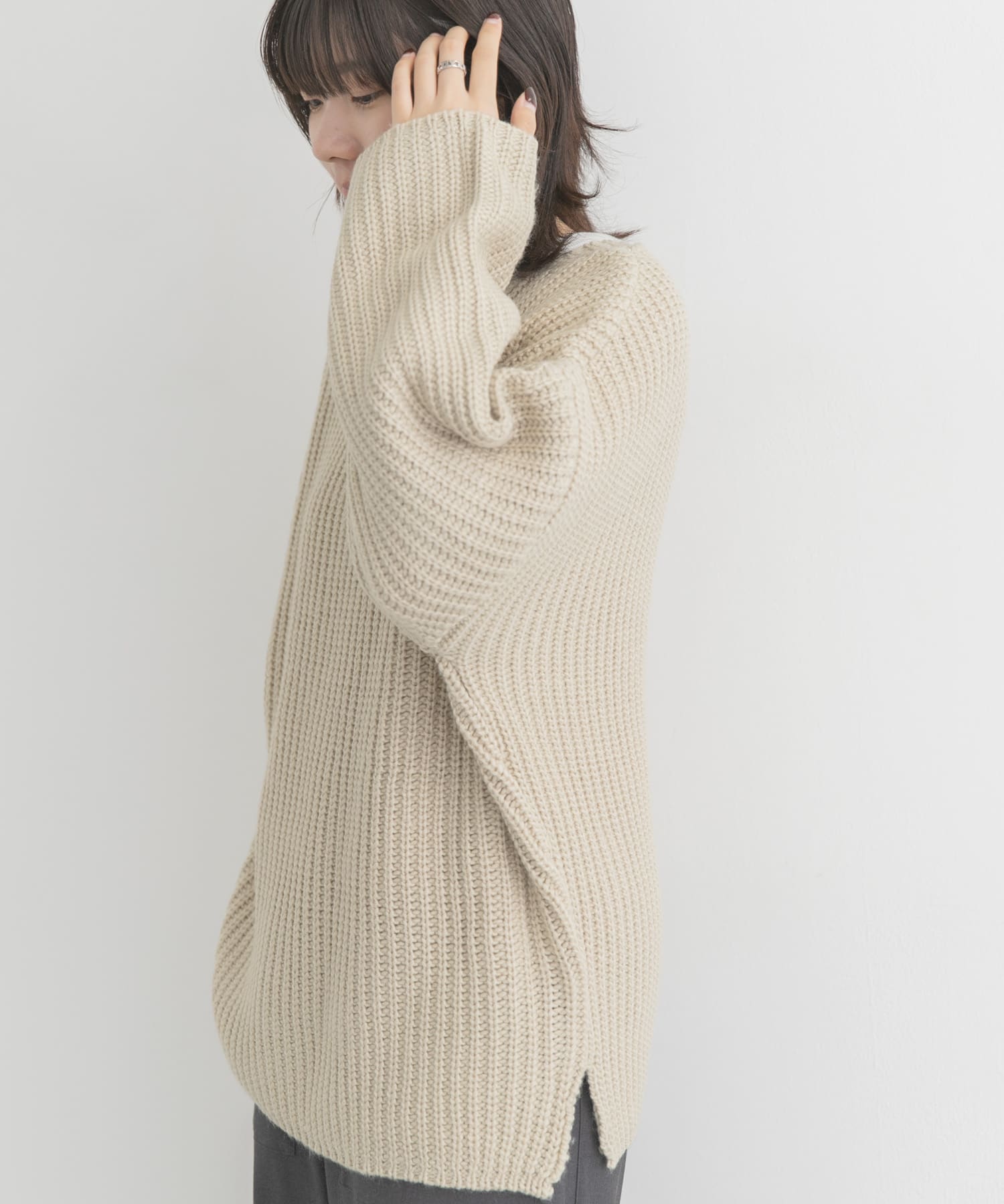 身長：169cm サイズ：one