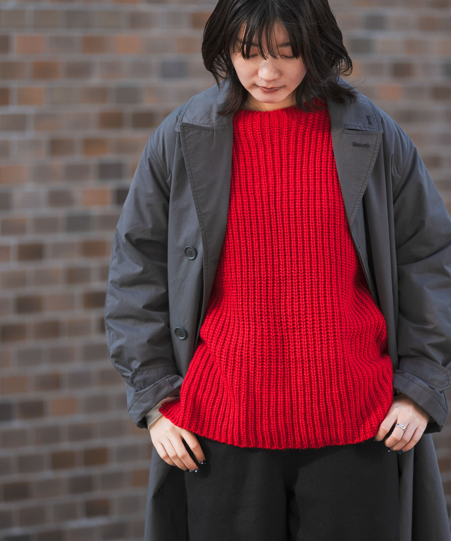 身長：169cm サイズ：one