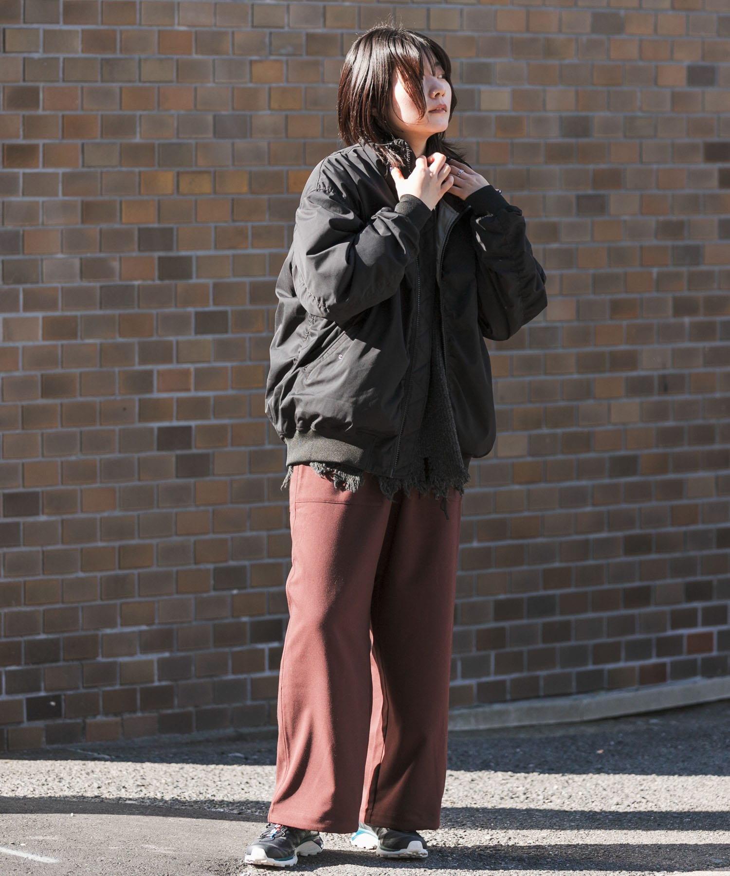 身長：169cm サイズ：one