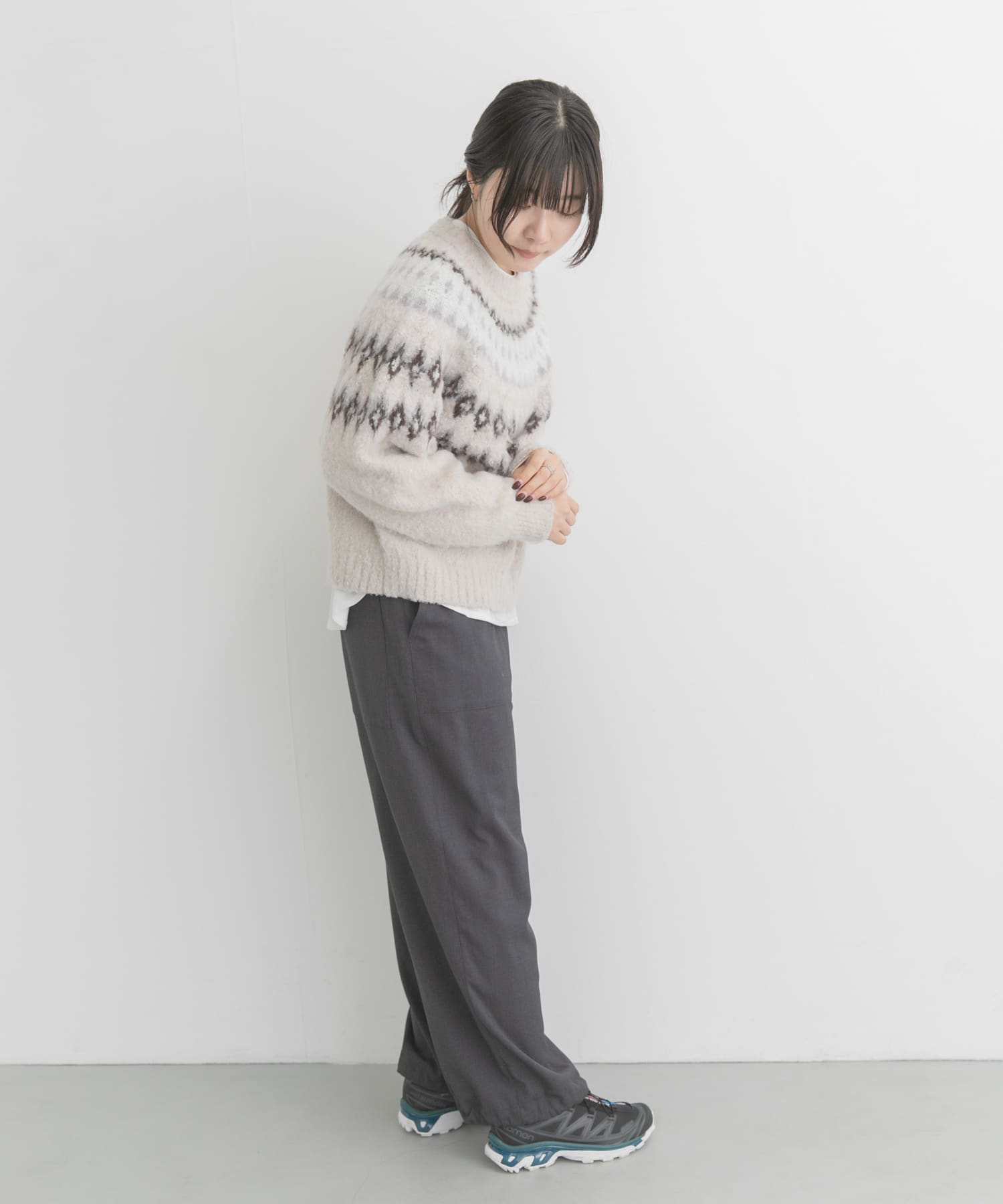 身長：169cm サイズ：one