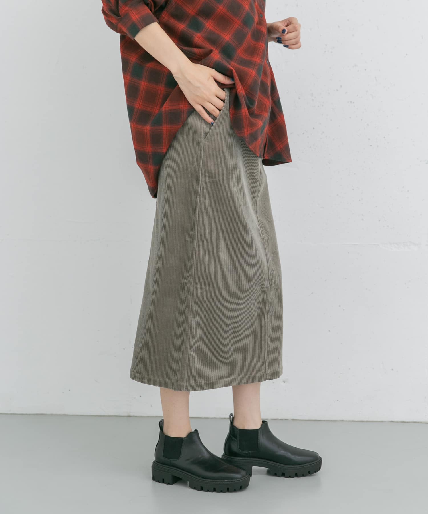 身長：166cm サイズ：one